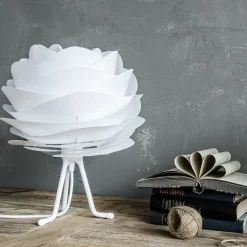 Pantalla de lámpara Carmina mini Ø32 cm, blanco