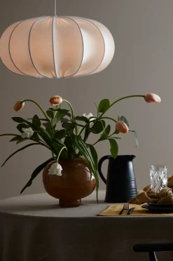 Pantalla de lámpara Dalia 50 cm, blanco