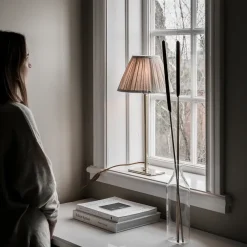 Pantalla de lámpara Ella Ø26 cm, natural