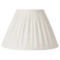 Pantalla de lámpara Ella Ø26 cm, blanco