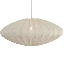 Pantalla de lámpara Ellipse P65 cm lino, Natural
