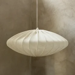 Pantalla de lámpara Ellipse P65 cm lino, Natural