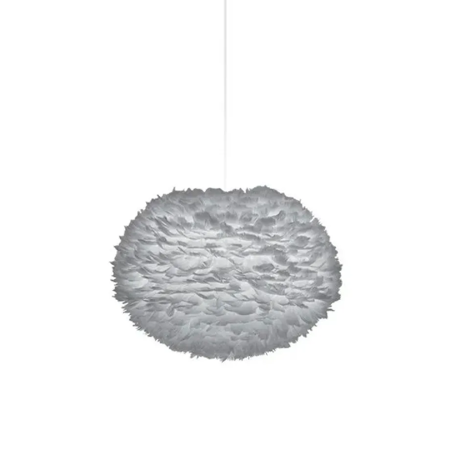 Pantalla de lámpara Eos gris claro, Large Ø 65 cm