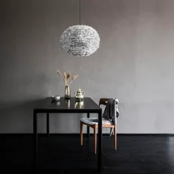 Pantalla de lámpara Eos gris claro, Large Ø 65 cm
