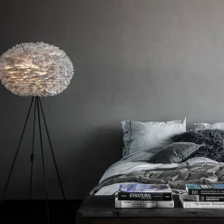 Pantalla de lámpara Eos gris claro, Large Ø 65 cm