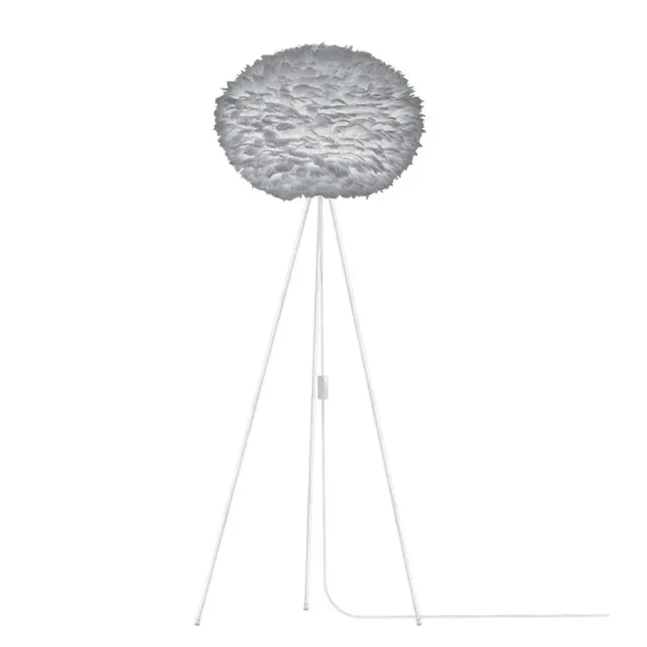 Pantalla de lámpara Eos gris claro, Large Ø 65 cm