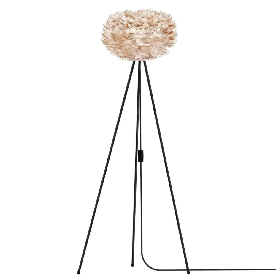 Pantalla de lámpara Eos marrón claro, Small Ø 45 cm