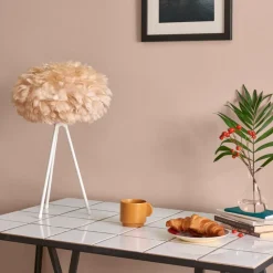 Pantalla de lámpara Eos marrón claro, Mini 35 cm