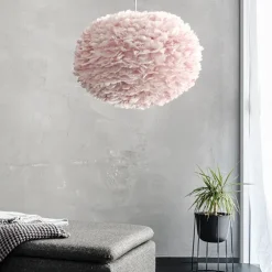 Pantalla de lámpara Eos rosa claro, Large Ø65 cm