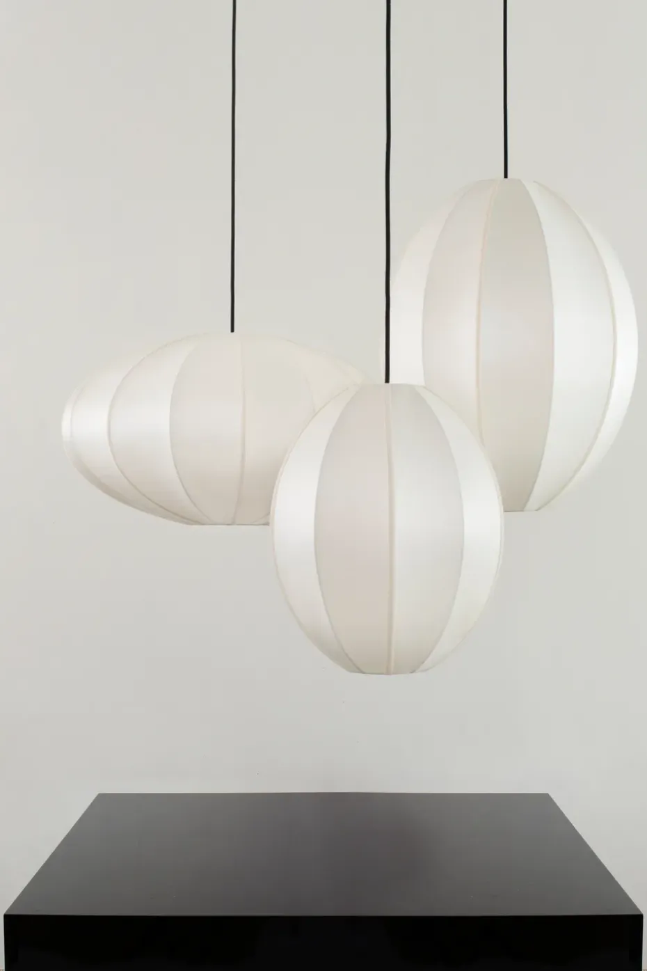 Pantalla de lámpara Indochina Classic Pumpkin, Offwhite