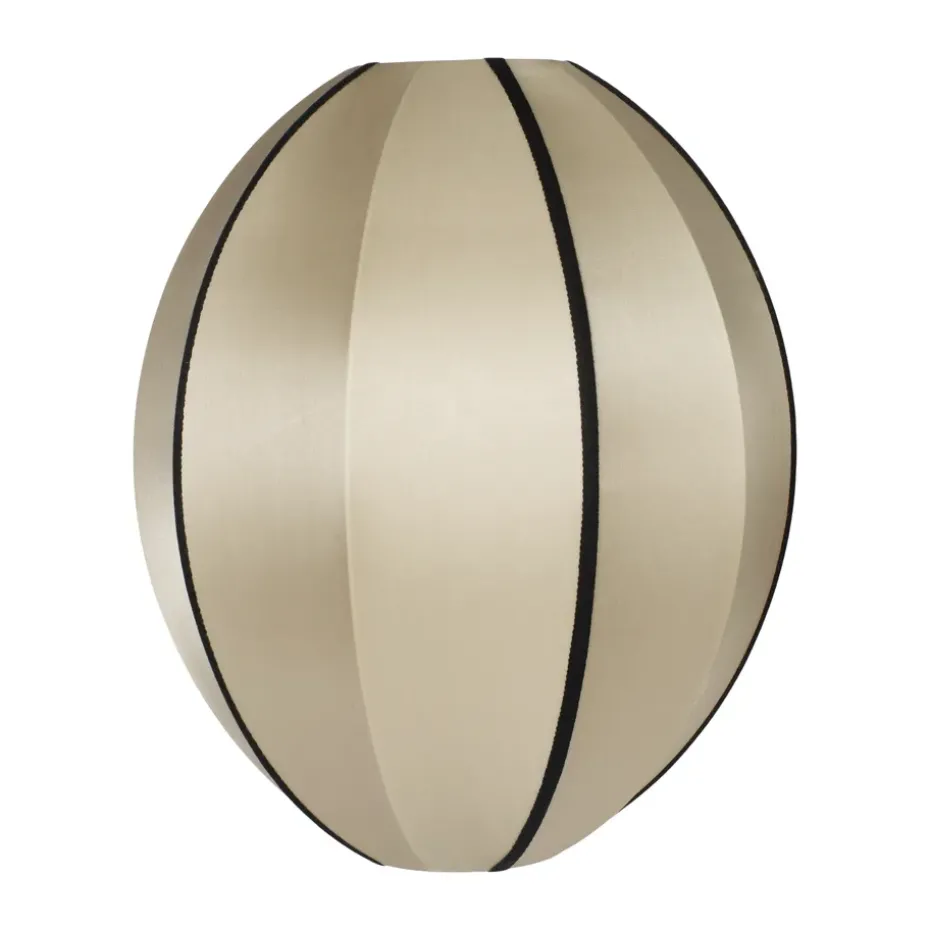 Pantalla de lámpara Indochina Classic Oval S, Kit-black