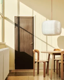 Pantalla de lámpara Paper Shade Donut, Classic white Ø80