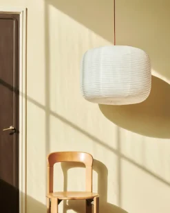 Pantalla de lámpara Paper Shade Donut, Classic white Ø60