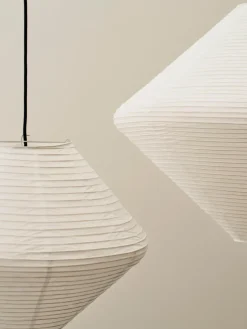 Pantalla de lámpara Paper Shade Diamond, Classic white, Ø60 cm