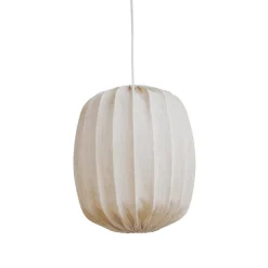 Pantalla de lámpara Prisma Ø25 cm linne, Natural