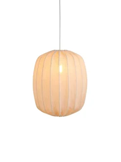 Pantalla de lámpara Prisma Ø25 cm linne, Natural
