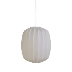 Pantalla de lámpara Prisma Ø25 cm linne, White