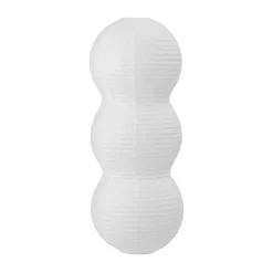 Pantalla de lámpara Puff Multitude 23x60 cm, Blanco