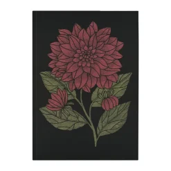 Paño de cocina Dahlia 48x70 cm, Rojo-negro-verde