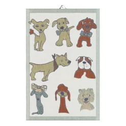 Paño de cocina Dogs, 40x60 cm