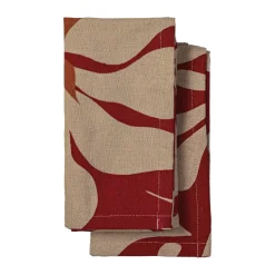 Paño de cocina Edith 50x70 cm, 2-pack, Burdeos
