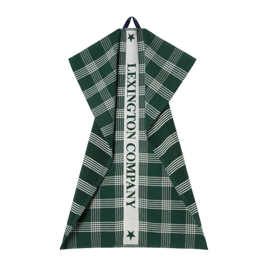 Paño de cocina Lexington de algodón ecológico 50x70 cm, Green-white