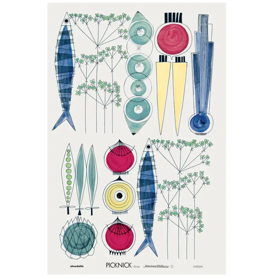 Paño de cocina Picknick, 47 x 70 cm