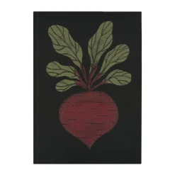 Paño de cocina Rödbeta 48x70 cm, Negro-rojo