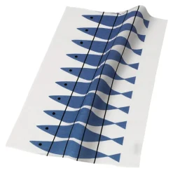 Paño de cocina Sill, blanco-azul