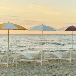 Parasol Terrazza Octagon, Blanco roto -grey
