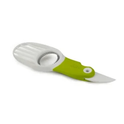 Pelador de aguacate Goavocado 3-en-1, Verde-blanco