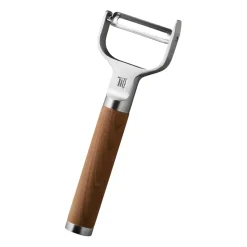 Pelador de verduras en forma de YNorden, acero inoxidable-abedul