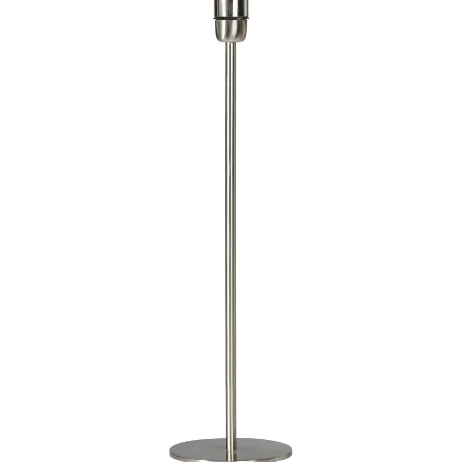 Pie de lámpara Base 55 cm, Cromo mate