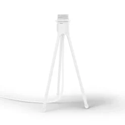 Pie de lámpara de mesa Tripod, blanco