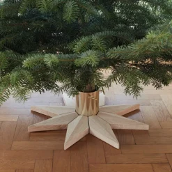 Pie para árbol de navidad Stella Ø50,5 cm, roble