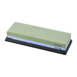Piedra de afilar Suri con base de goma 18x6x3 cm, 1000/3000 granos