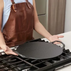 Piedra para pizza Victoria Ø38 cm, Negro