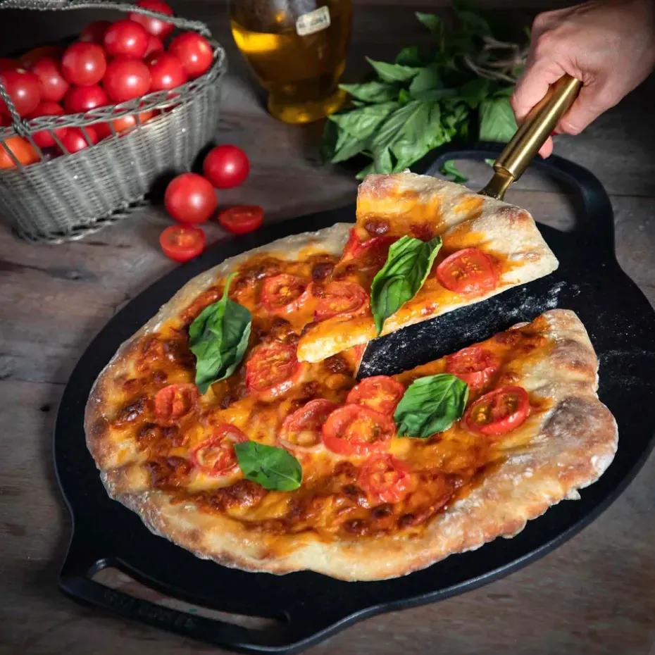 Piedra para pizza Victoria Ø38 cm, Negro