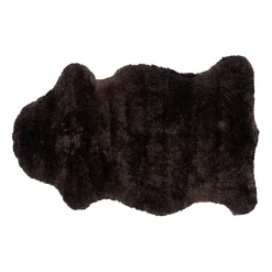 Piel de oveja Ella, marrón oscuro