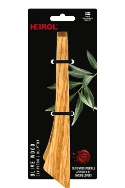 Pinzas de servir Heirol madera de olivo, 30 cm