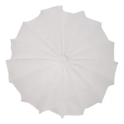 Plafón Anna lino Ø60 cm, blanco