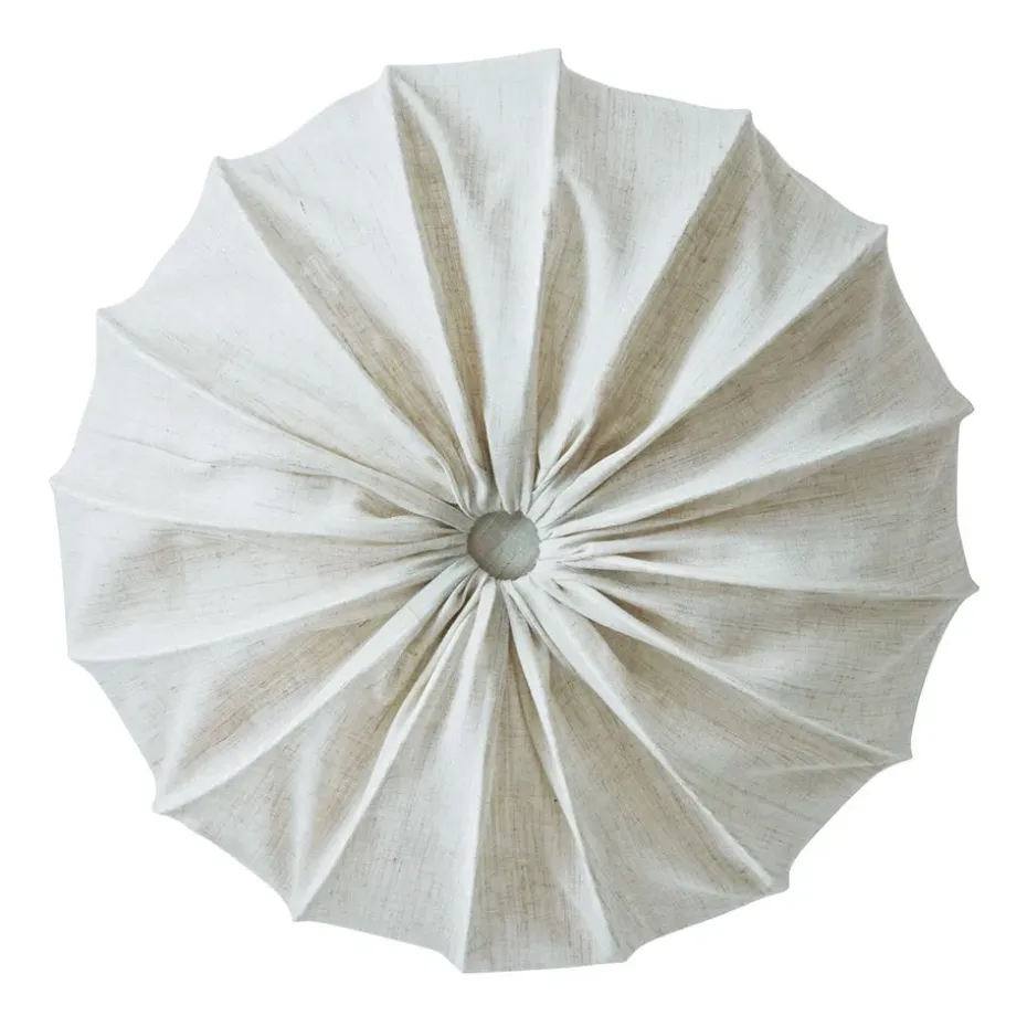 Plafón Anna lino Ø60 cm, Natural
