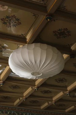 Plafón Bladverk, Blanco, Ø70 × 30 cm