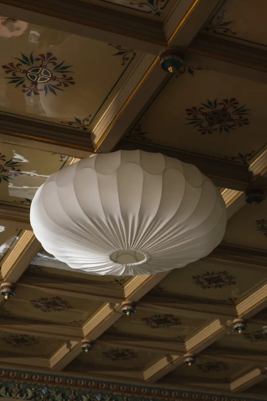 Plafón Bladverk, Blanco, Ø70 × 30 cm