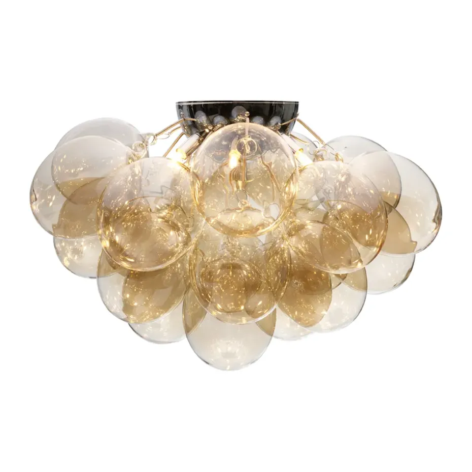 Plafón Gross Ø70 cm, Amber