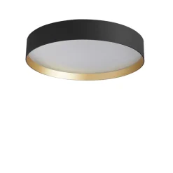 Plafón Lucia 45, Negro-oro