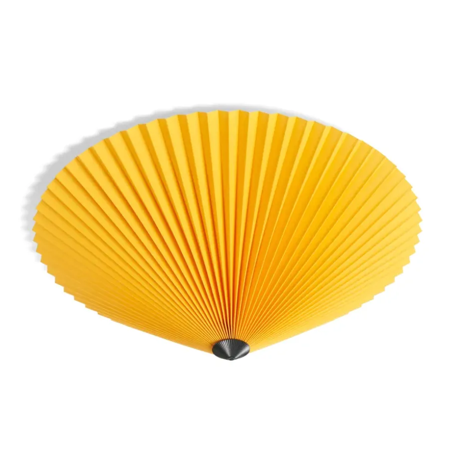 Plafón Matin flush mount Ø50 cm, Yellow shade