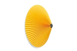 Plafón Matin flush mount Ø50 cm, Yellow shade