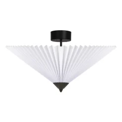 Plafón Matisse Ø60 cm, negro-blanco