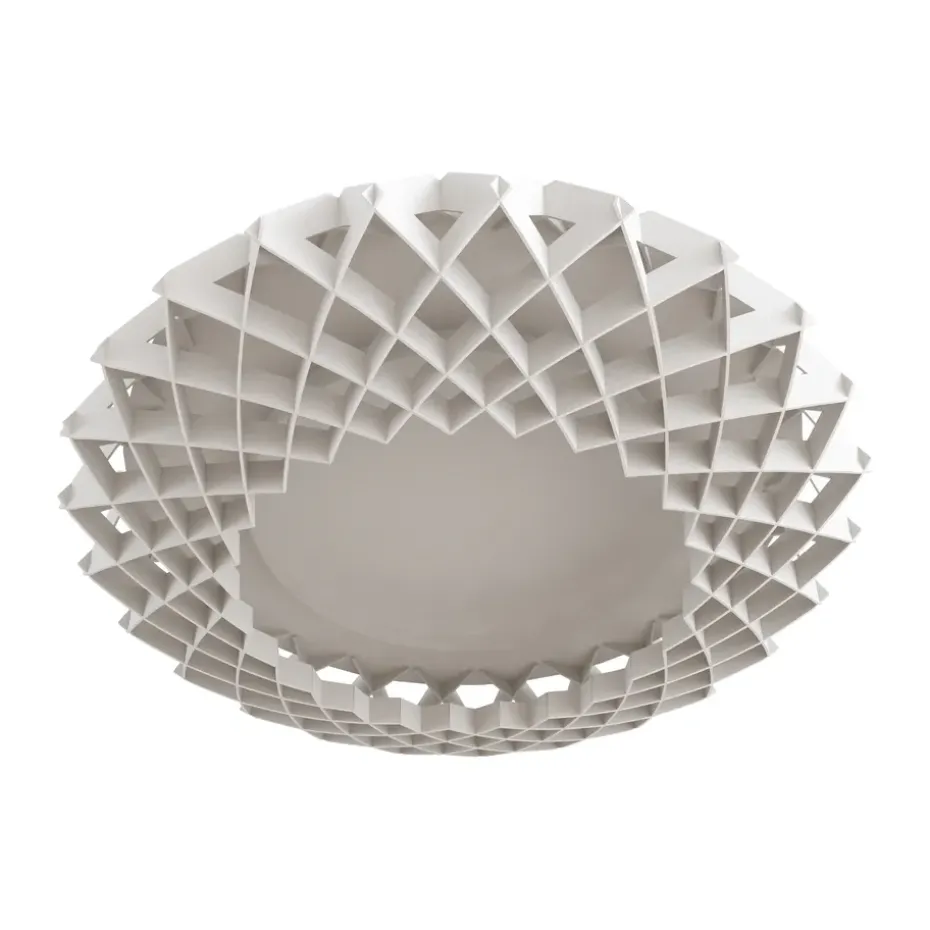 Plafón Pilke Signature Ø45 cm, Blanco